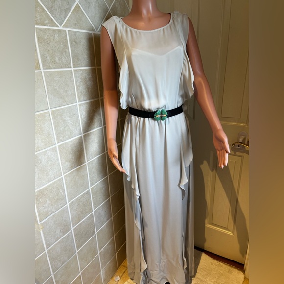 NWT BCBG MaxAzria Kolline Dress, Light Grey, Size M - Picture 5 of 15